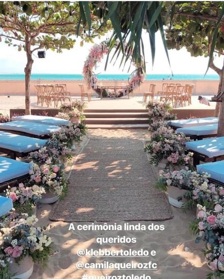 Decoração casamento Camila Queiroz e Klebber Toledo