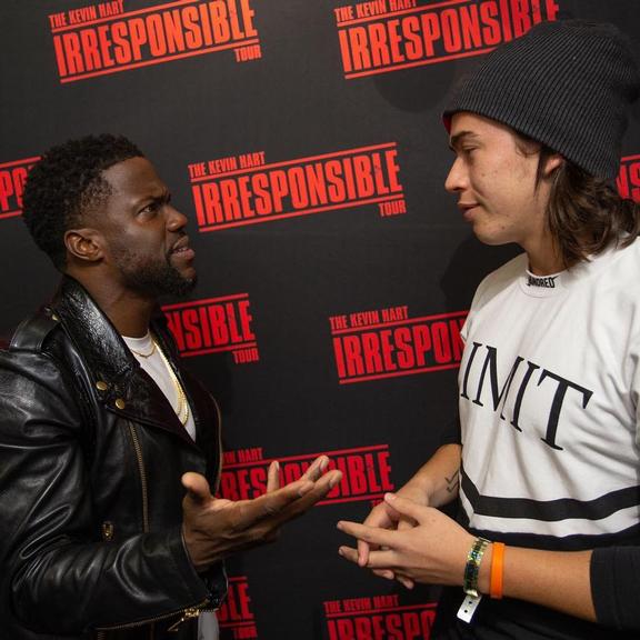 Whindersson Nunes e Kevin Hart