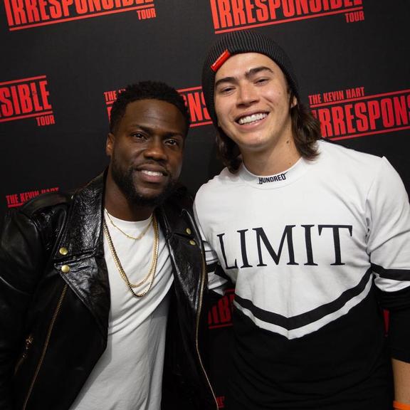 Whindersson Nunes e Kevin Hart