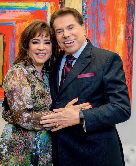 Silvio Santos e Iris Abravanel