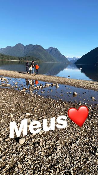 Angélica e Luciano Huck reúnem família em piquenique no Canadá