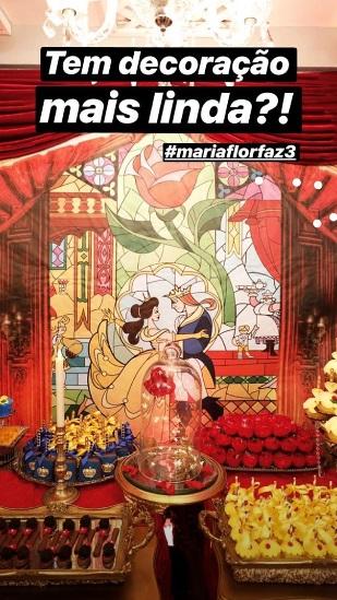 Aniversário de 3 anos de Maria Flor