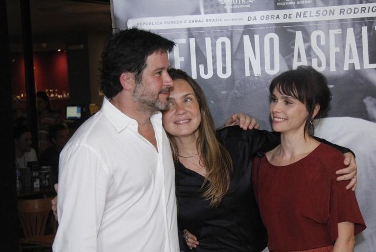 Murilo Benício, Adriana Esteves e Débora Falabella