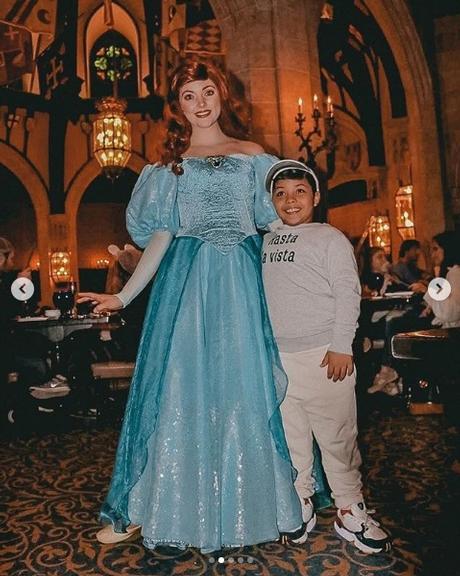 Mileide Mihaile curte viagem para Disney com Yhudi