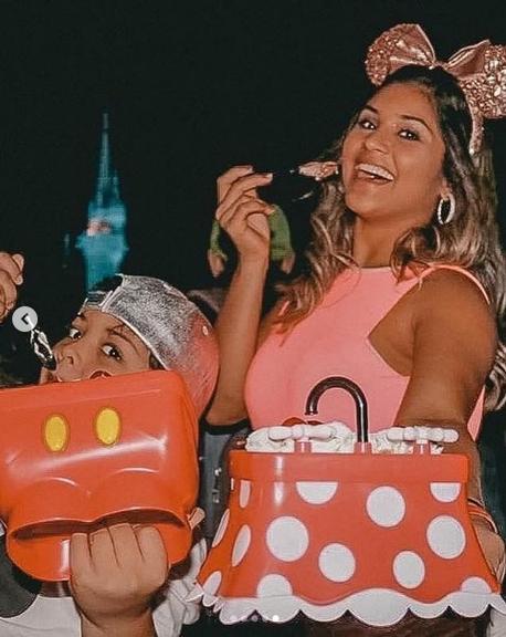 Mileide Mihaile curte viagem para Disney com Yhudi