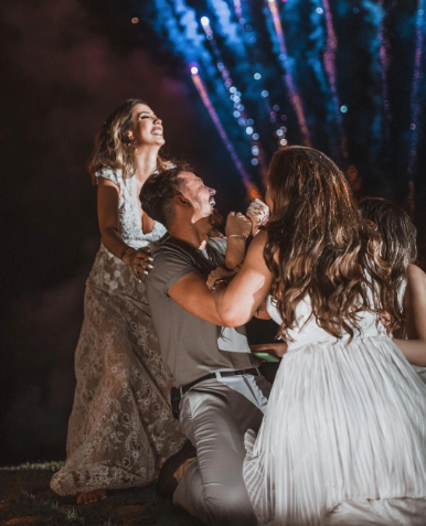 Gabi Brandt e Saulo Poncio