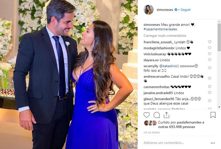 Simone brilha como madrinha de casamento e Henry rouba a cena como pajem 