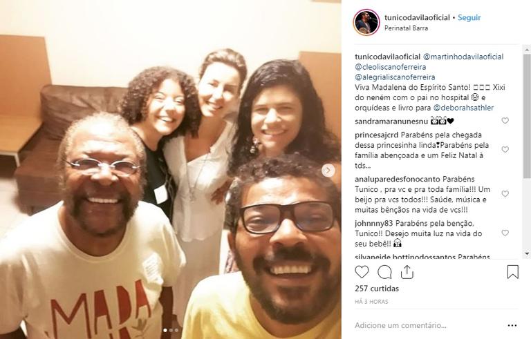 Nasce mais um netinho de Martinho da Vila