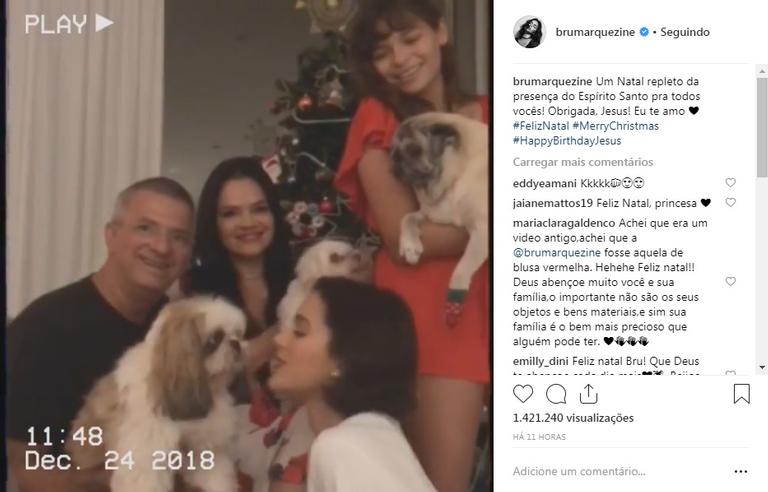 Natal na casa de Bruna Marquezine