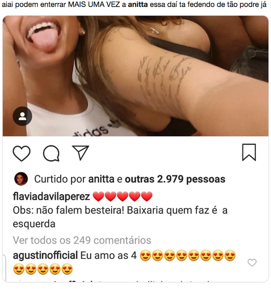 Anitta defende Nego do Borel