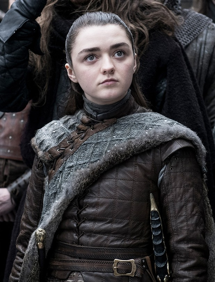 Maisie Williams como Arya Stark 