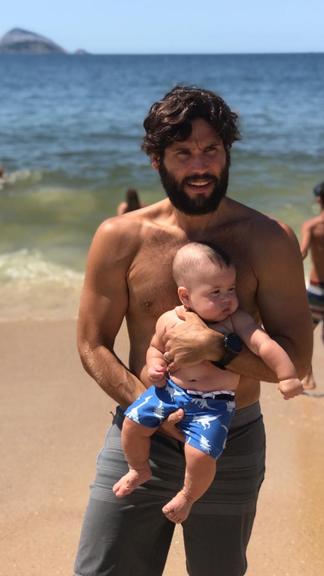 Dudu Azevedo e o filho, Joaquim