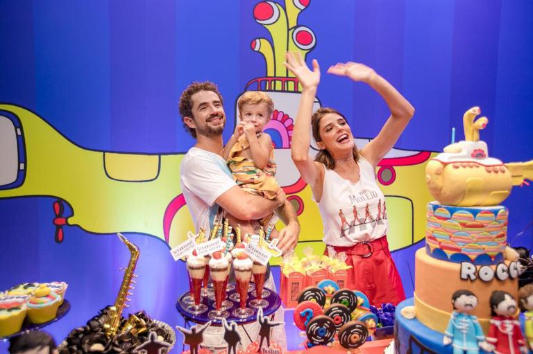 Rocco, filho de Rafa Brites e Felipe Andreoli, faz 2 anos!