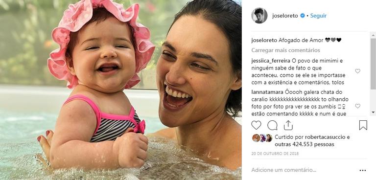 José Loreto e Débora Nascimento mantém fotos e declarações