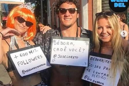 Polêmica de José Loreto e Marina Ruy Barbosa vira fantasia de Carnaval