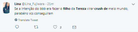 David, filho de Tereza é o novo crush do Brasil