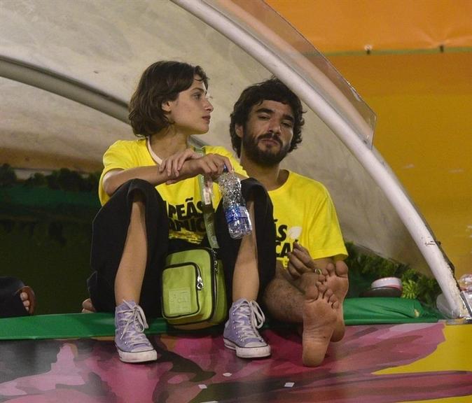 Caio Blat e Luisa Arraes