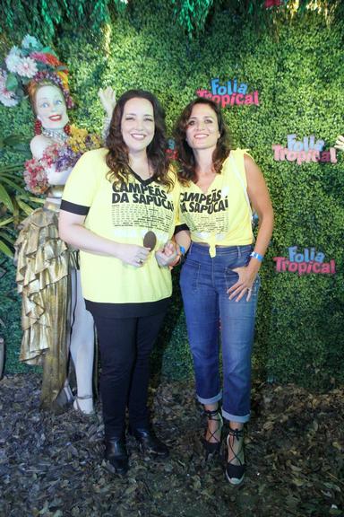 Famosos no camarote Folia Tropical