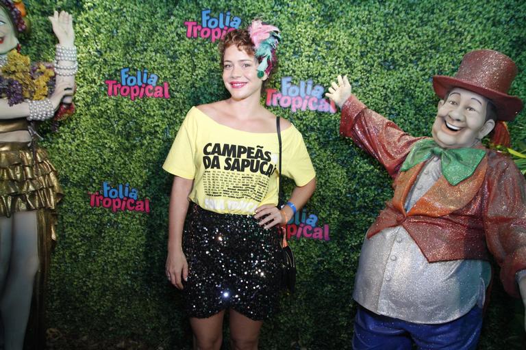 Famosos no camarote Folia Tropical