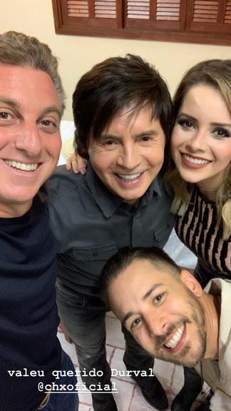 Elenco da série 'Sandy e Junior' se reencontra em programa