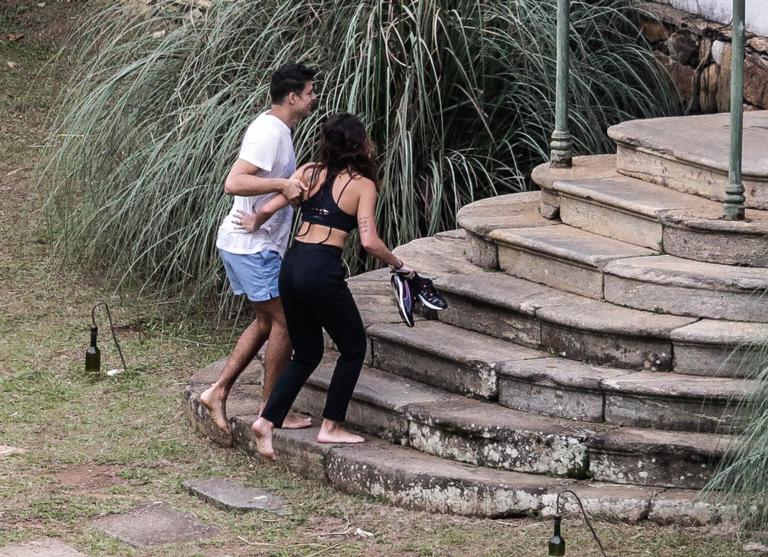 Cauã Reymond e Mariana: clima de romance antes de casório