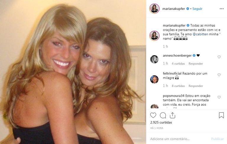 Famosos deixam mensagens na rede social de Carol Bittencourt