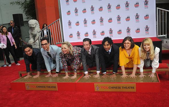 Elenco de ''The Big Bang Theory''- Calçada da fama