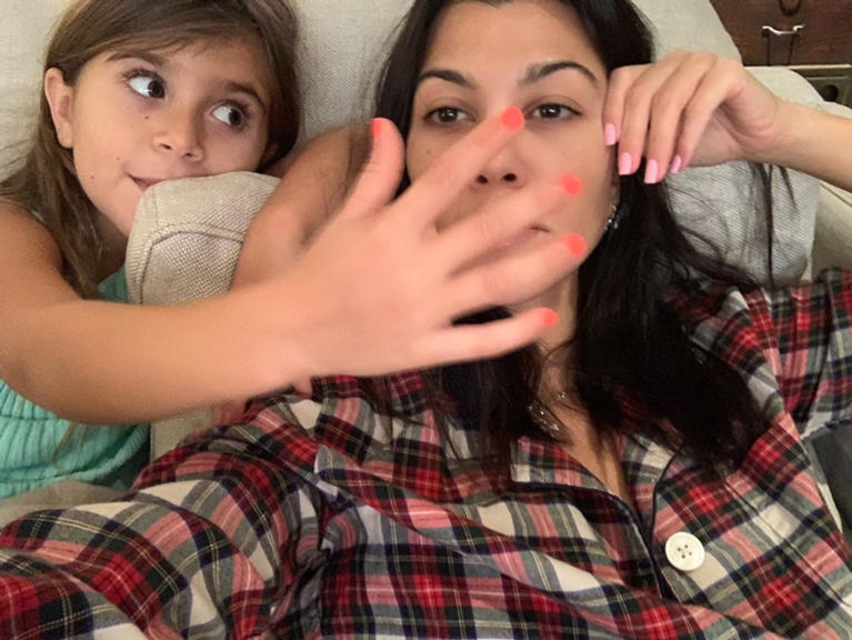 Kourtney Kardashian e filha