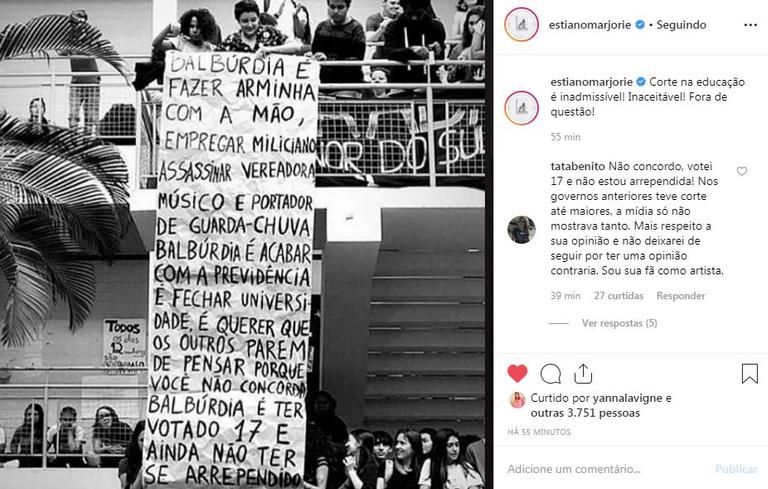 Artistas se manifestam contra medida do MEC