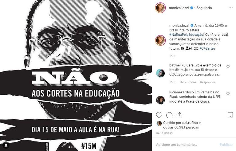 Artistas se manifestam contra medida do MEC