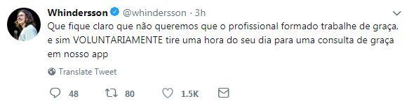 Whindersson Nunes falou do desenvolvimento do seu aplicativo de ajuda psicológica