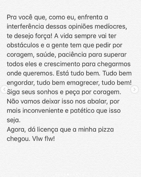 Cleo Pires desabafa sobre pressão para ter a aparência ''perfeita''