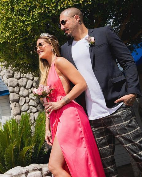 Aline Gotschalg e Fernando Medeiros renovam os votos