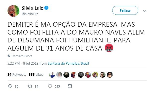 Jornalista defendem Mauro Naves após demissão da Globo