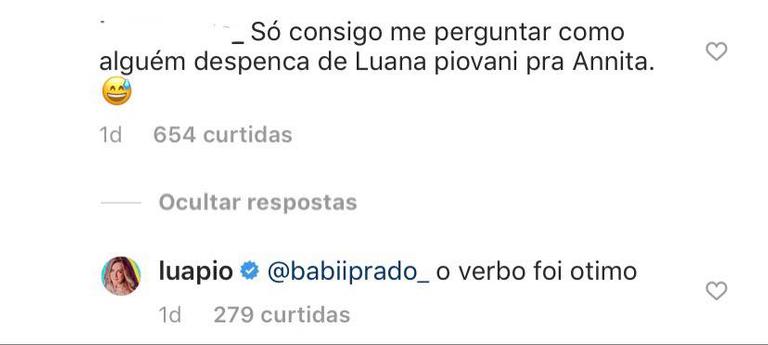 Luana Piovani e Pedro Scooby voltam a se alfinetar