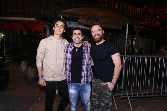 Filipe Bragança, Kaysa Dadour e Alex Morenno