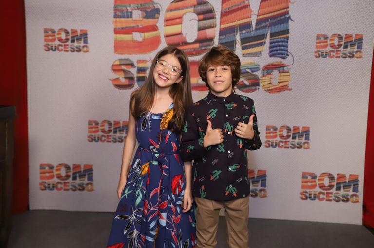 Elenco de ''Bom Sucesso'' em coletiva de imprensa