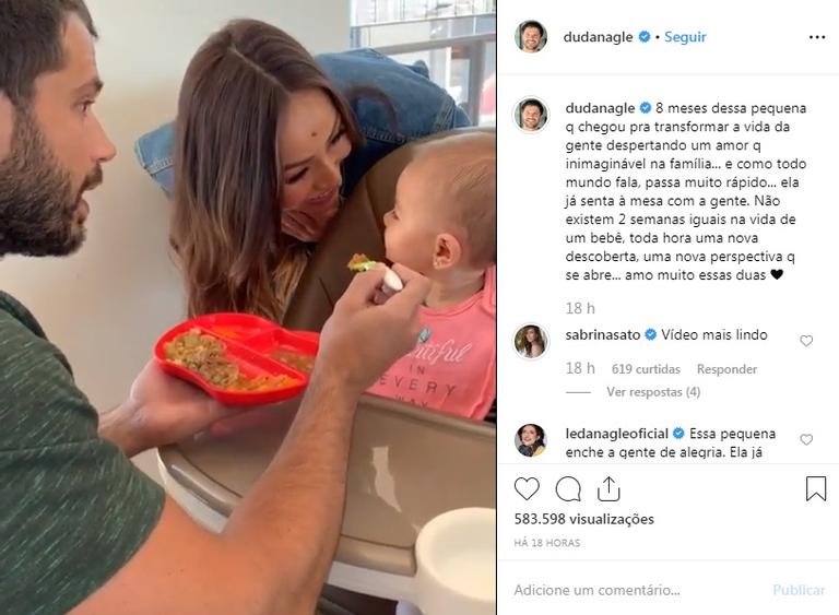 Duda Nagle comemora 8 meses de Zoe com homenagem fofa