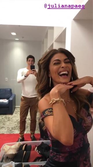 Juliana Paes no Instagram do Gianecchini