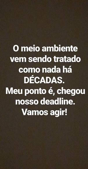 Anitta falando sobre política/Amazônia