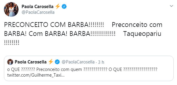 Paola Carosella responde comentário sem sentido de seguidor 