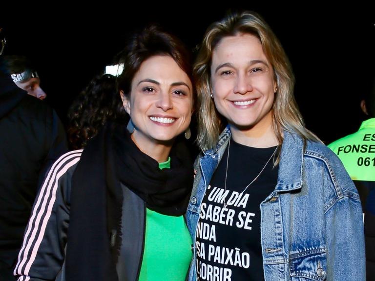 Famosos curtem show de Sandy e Junior