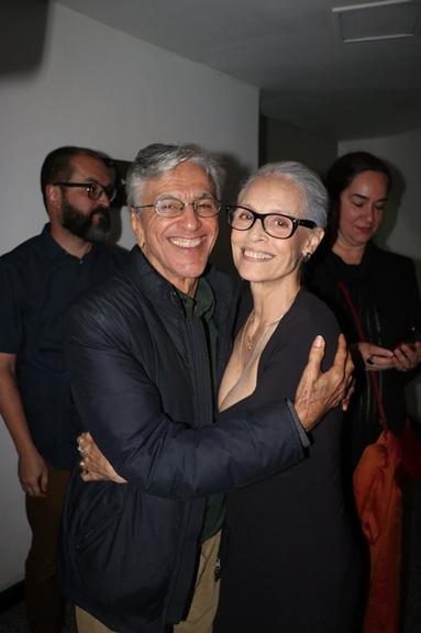 Sonia Braga e Caetano Veloso