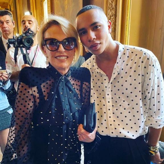 Ana Maria Braga e Olivier Rousteing