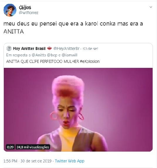 Karol Conka mandando indireta para Anitta 