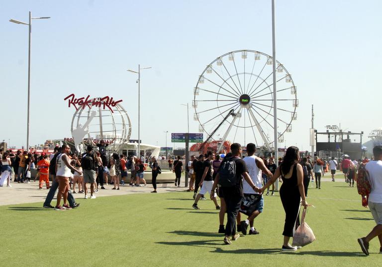 Portões da Cidade do Rock já estão abertos para o quarto dia de festival