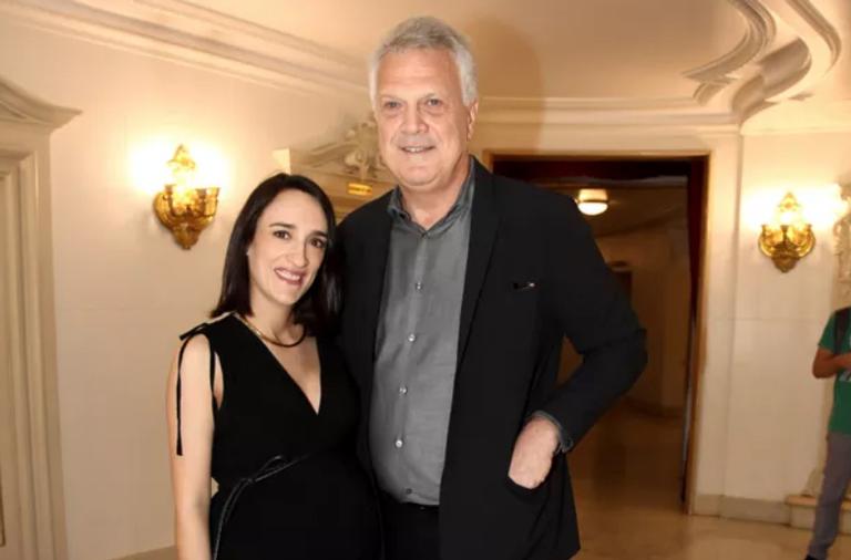 Maria Prata e Pedro Bial no Festival Mário de Andrade