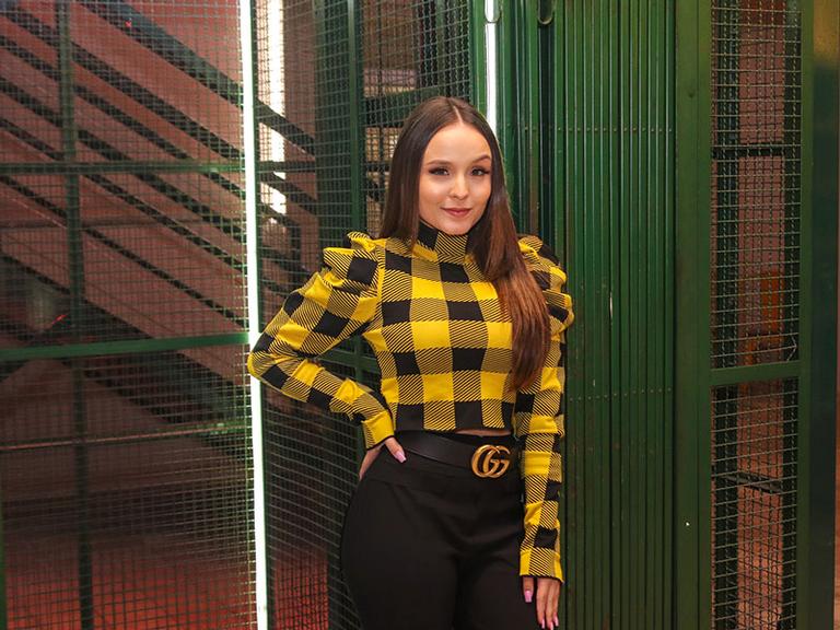 Larissa Manoela na Coletiva de Imprensa da Nova Turnê 