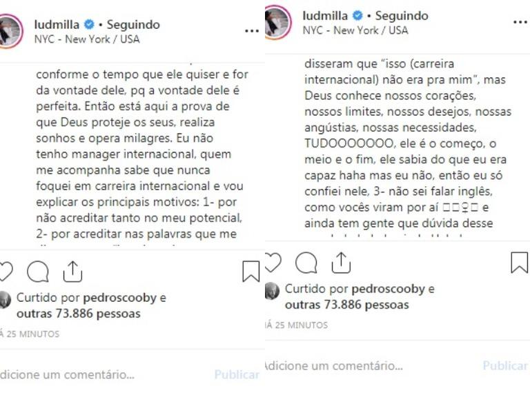 Ludmilla e Cardi B gravando música juntas