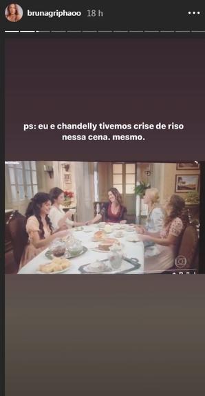 Stories de Bruna Griphao